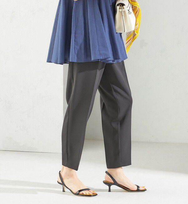 SHIPS for women「troisiemeCHACO:〈手洗い可能〉テーパード パンツ」|スラックス|