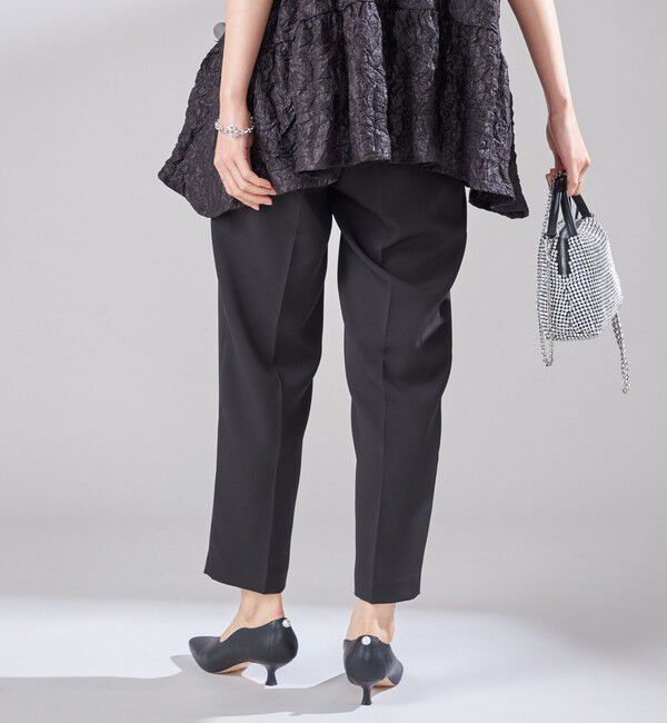 SHIPS for women「troisiemeCHACO:〈手洗い可能〉テーパード パンツ」|スラックス|