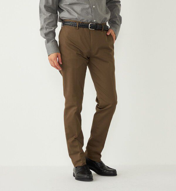 SHIPS Colors 「SHIPS Colors:〈洗濯機可能〉イージーケア チノ スラックス2◇」|スラックス|ブラウン