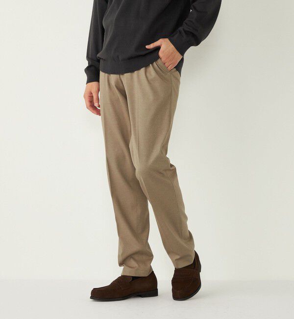 SHIPS Colors 「SHIPS Colors:〈洗濯機可能〉AVANT(R) ストレッチ スラックス(セットアップ対応)」|スラックス|カーキ