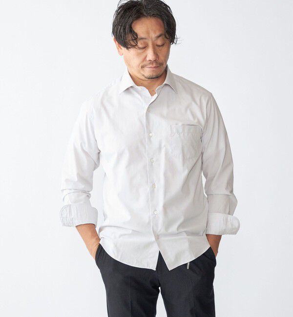 SHIPS「SHIPS: SMOOTH TEX ワイドカラー シャツ」|シャツ・ブラウス|