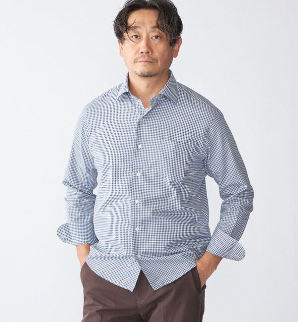 SHIPS「SHIPS: SMOOTH TEX ワイドカラー シャツ」|シャツ・ブラウス|