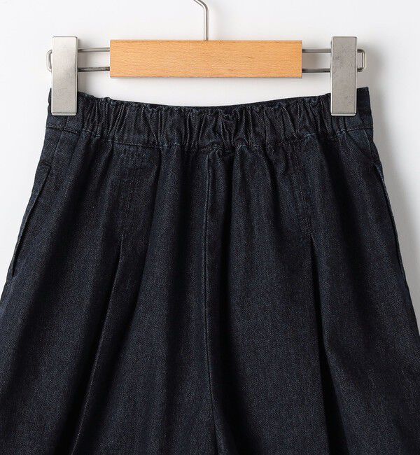 SHIPS KIDS「SHIPS KIDS:100～130cm /デニム プリーツ キュロット」|キュロット|
