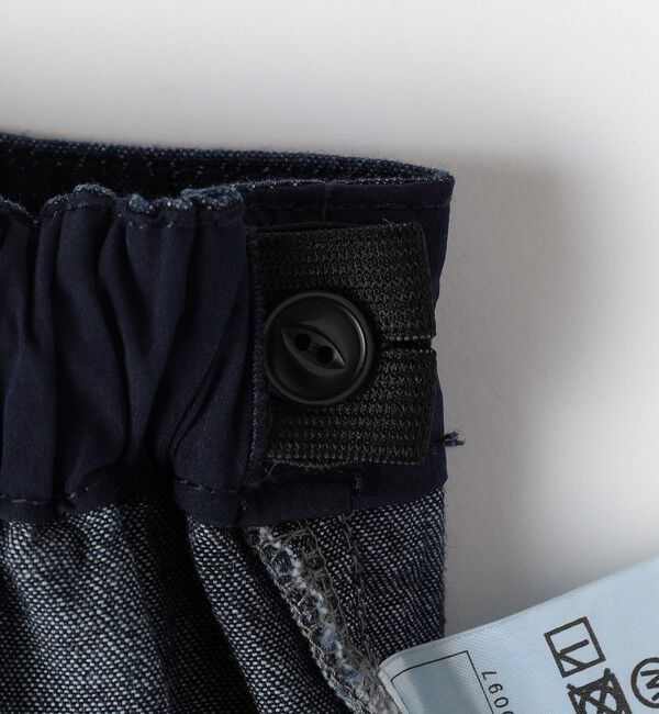 SHIPS KIDS「SHIPS KIDS:100～130cm /デニム プリーツ キュロット」|キュロット|