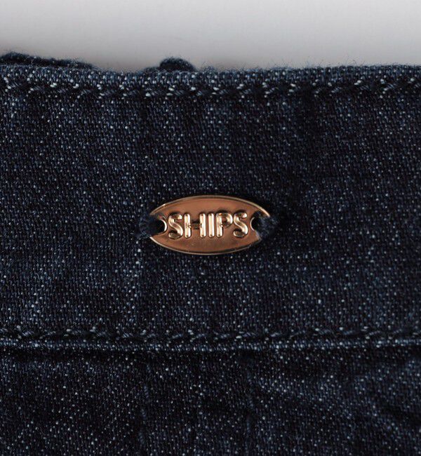 SHIPS KIDS「SHIPS KIDS:100～130cm /デニム プリーツ キュロット」|キュロット|