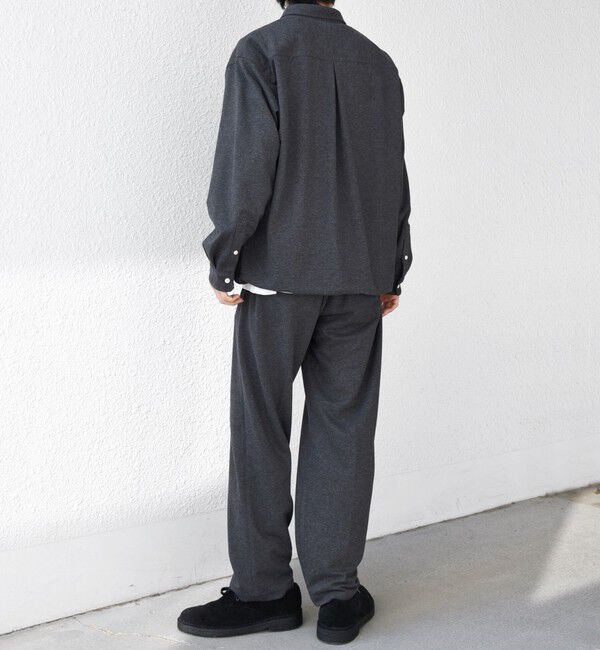 SHIPS any「SHIPS any: 360&deg; THE CIRCLE STRETCH ウールライク スキッパー プルオーバー シャツ(セットアップ対応)◇」|シャツ・ブラウス|