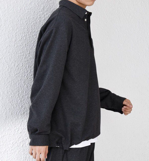 SHIPS any「SHIPS any: 360&deg; THE CIRCLE STRETCH ウールライク スキッパー プルオーバー シャツ(セットアップ対応)◇」|シャツ・ブラウス|