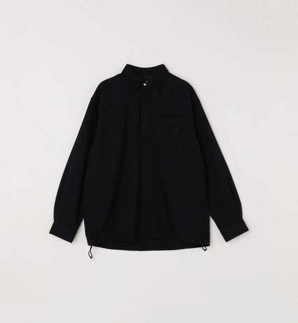 SHIPS any「SHIPS any: 360&deg; THE CIRCLE STRETCH ウールライク スキッパー プルオーバー シャツ(セットアップ対応)◇」|シャツ・ブラウス|