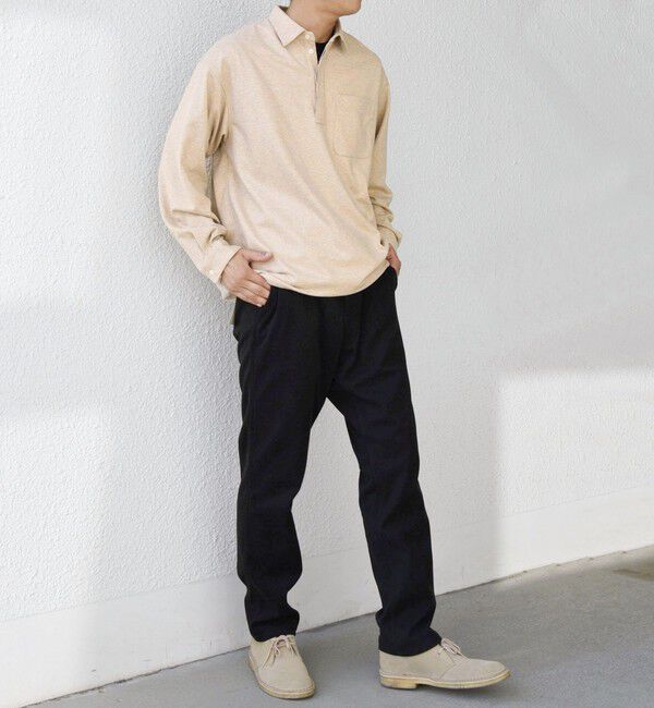 SHIPS any「SHIPS any: 360&deg; THE CIRCLE STRETCH ウールライク スキッパー プルオーバー シャツ(セットアップ対応)◇」|シャツ・ブラウス|