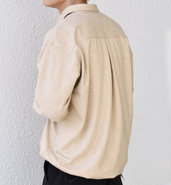 SHIPS any「SHIPS any: 360&deg; THE CIRCLE STRETCH ウールライク スキッパー プルオーバー シャツ(セットアップ対応)◇」|シャツ・ブラウス|