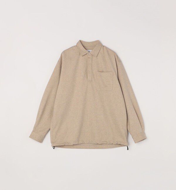 SHIPS any「SHIPS any: 360&deg; THE CIRCLE STRETCH ウールライク スキッパー プルオーバー シャツ(セットアップ対応)◇」|シャツ・ブラウス|