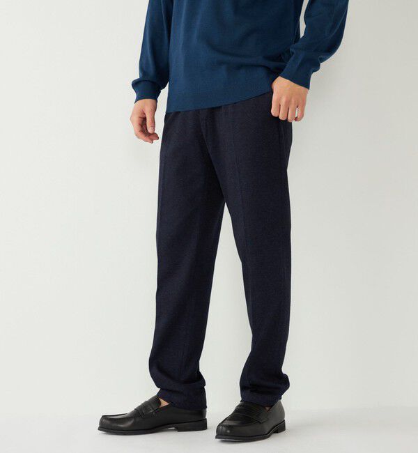 SHIPS Colors 「SHIPS Colors:ムリネ ジャージー イージー スラックス(セットアップ対応可能)」|スラックス|