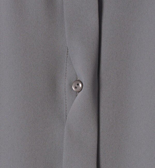 SHIPS for women「〈洗濯機可能〉ライト ダブルクロス バックフリル Aライン ワンピース（セレモニー対応可）」|ワンピース|