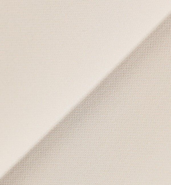 SHIPS for women「〈手洗い可能〉ダブル クロス パンツ オフホワイト（セレモニー対応可）」|スラックス|