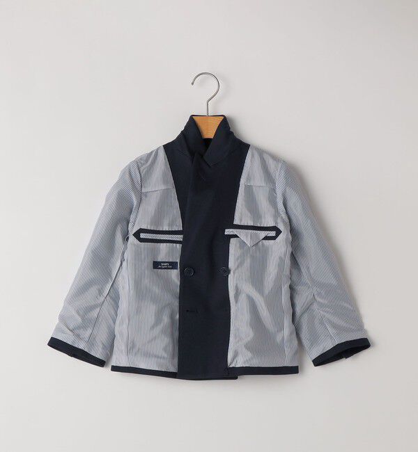 SHIPS KIDS「SHIPS KIDS:110～130cm /セレモニー ポンチ ダブルボタン ジャケット」|スーツ|