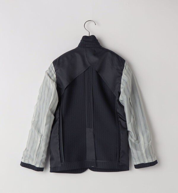 SHIPS KIDS「SHIPS KIDS:140～160cm /ネイビー ストライプ ジャケット」|スーツ|