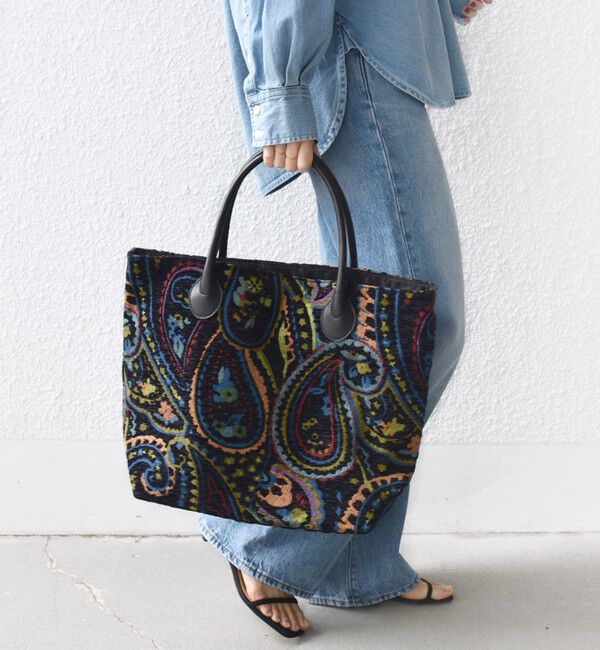 SHIPS for women「【WEB限定】ジャカード トート バッグ」|トートバッグ|