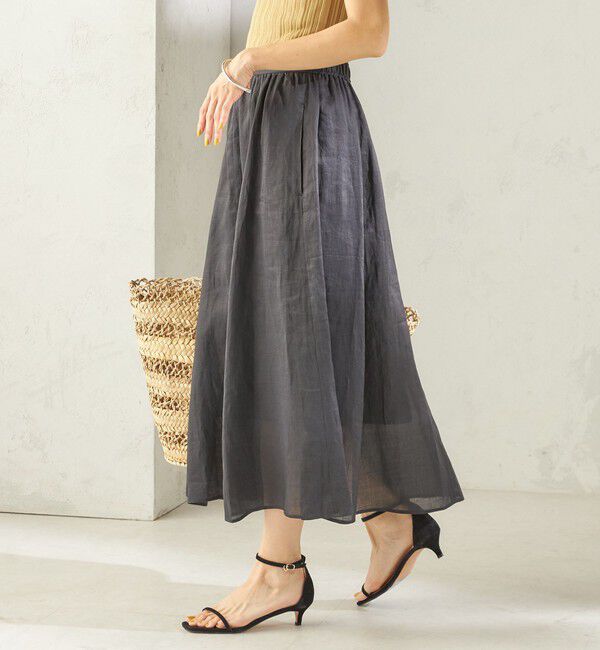 SHIPS for women「《予約》〈手洗い可能〉ラミー 4 ギャザー スカート」|スカート|