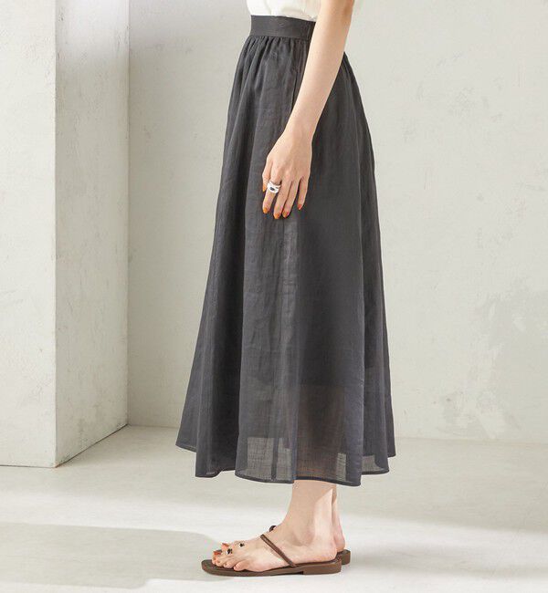 SHIPS for women「《予約》〈手洗い可能〉ラミー 4 ギャザー スカート」|スカート|