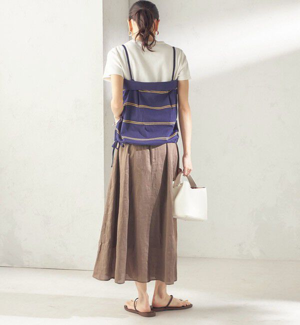 SHIPS for women「《予約》〈手洗い可能〉ラミー 4 ギャザー スカート」|スカート|