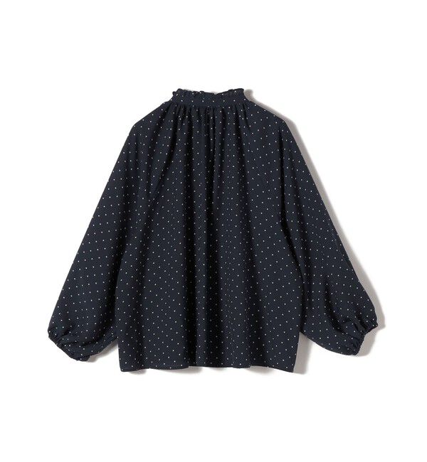 SHIPS for women「〈手洗い可能〉ドット リボン デザイン 長袖 ブラウス」|シャツ・ブラウス|