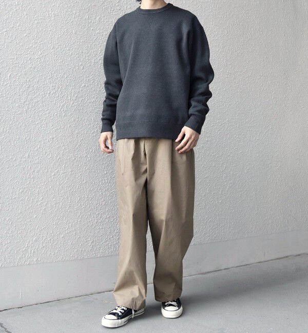 SHIPS any「SHIPS any:〈手洗い可能〉ミラノリブ コットンライク クルーネック ニット◇」|ニット・セーター|