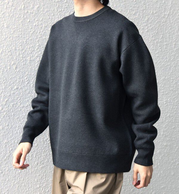 SHIPS any「SHIPS any:〈手洗い可能〉ミラノリブ コットンライク クルーネック ニット◇」|ニット・セーター|