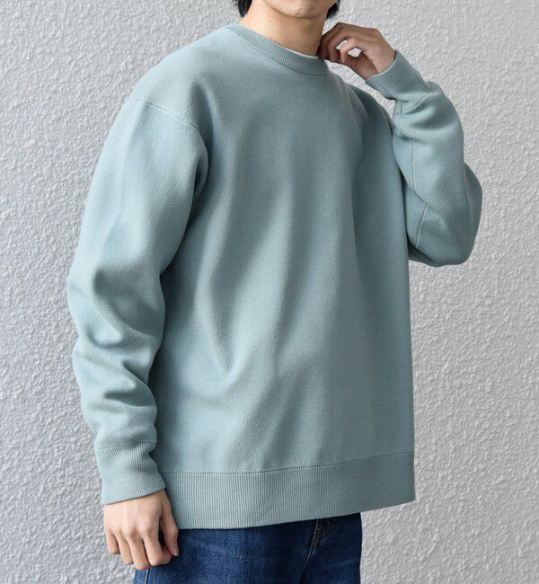 SHIPS any「SHIPS any:〈手洗い可能〉ミラノリブ コットンライク クルーネック ニット◇」|ニット・セーター|