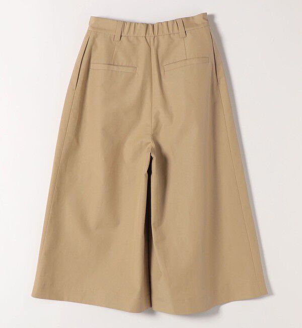 quaranciel「quaranciel:〈洗濯機可能〉タック Aライン ハーフ パンツ」|キュロット|