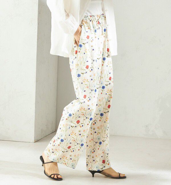 SHIPS for women「《予約》〈手洗い可能〉LIBERTY プリント パンツ」|その他|