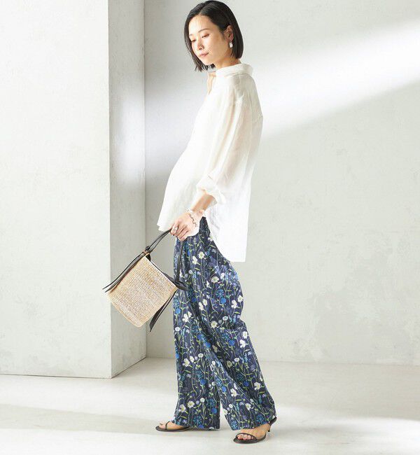 SHIPS for women「《予約》〈手洗い可能〉LIBERTY プリント パンツ」|その他|