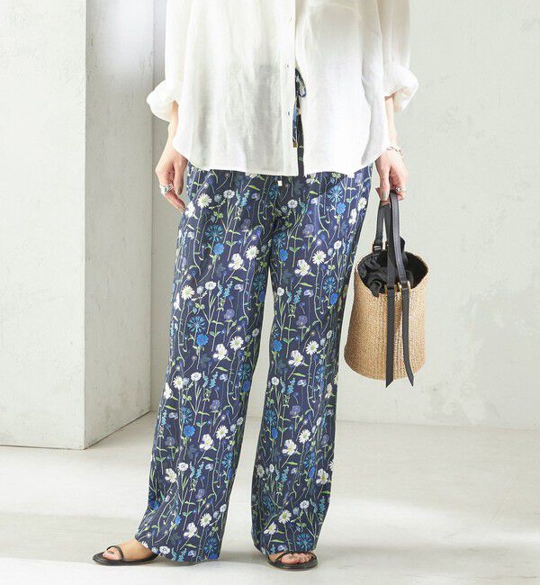 SHIPS for women「《予約》〈手洗い可能〉LIBERTY プリント パンツ」|その他|