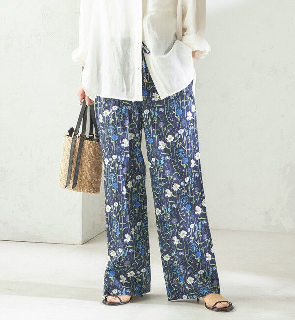 SHIPS for women「《予約》〈手洗い可能〉LIBERTY プリント パンツ」|その他|