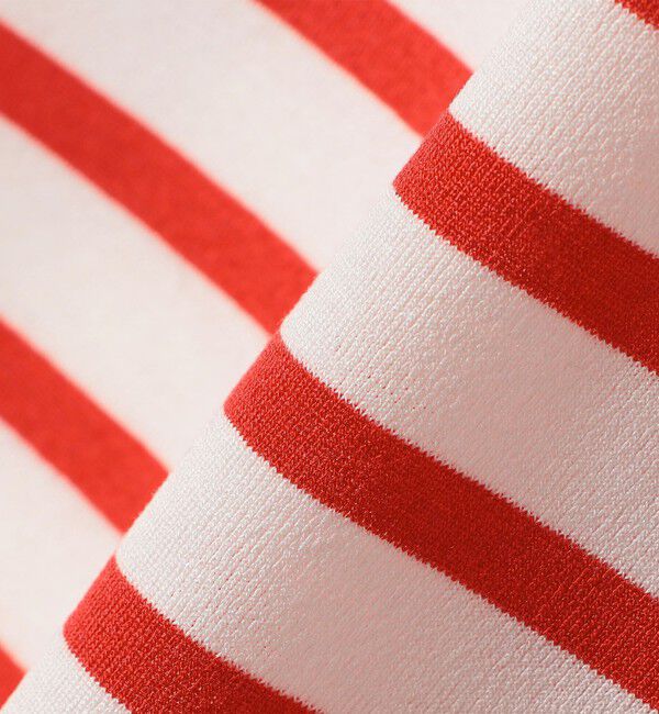 SHIPS any「《予約》SHIPS any:〈洗濯機可能〉マリンボーダー レース 襟 プルオーバー」|Tシャツ・カットソー|