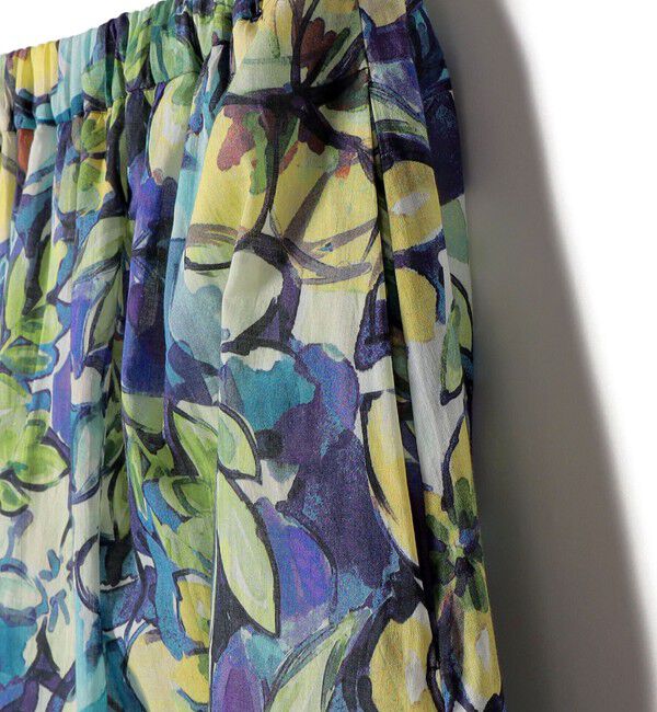 SHIPS for women「《予約》〈手洗い可能〉DEVEAUX 綿 プリント スカート」|スカート|