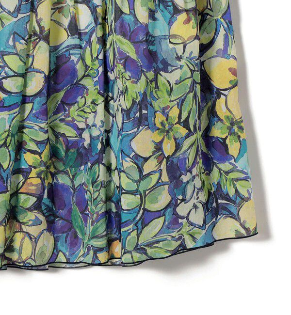 SHIPS for women「《予約》〈手洗い可能〉DEVEAUX 綿 プリント スカート」|スカート|