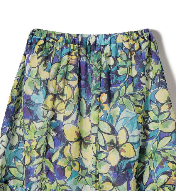 SHIPS for women「《予約》〈手洗い可能〉DEVEAUX 綿 プリント スカート」|スカート|