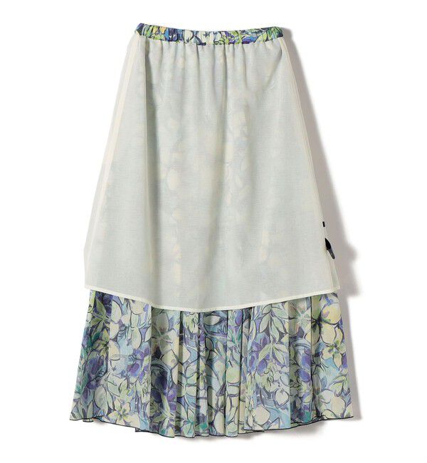 SHIPS for women「《予約》〈手洗い可能〉DEVEAUX 綿 プリント スカート」|スカート|