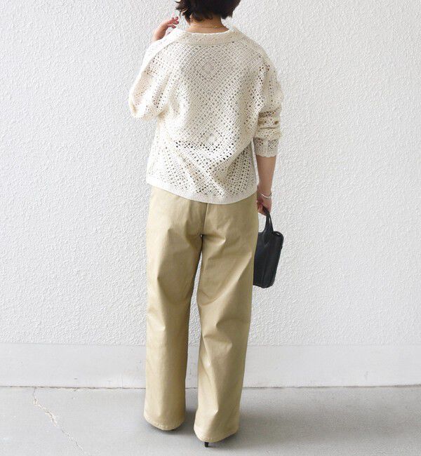 SHIPS for women「《予約》【WEB限定】〈手洗い可能〉クロシェ ニット カーディガン」|カーディガン|