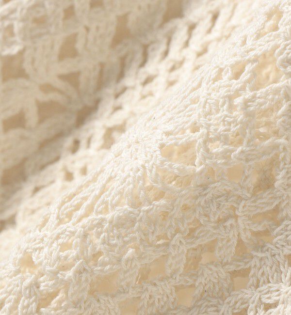 SHIPS for women「《予約》【WEB限定】〈手洗い可能〉クロシェ ニット カーディガン」|カーディガン|