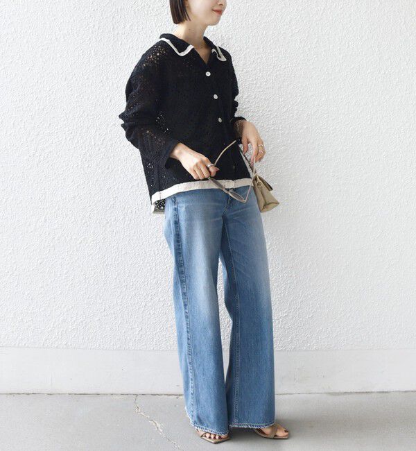 SHIPS for women「《予約》【WEB限定】〈手洗い可能〉クロシェ ニット カーディガン」|カーディガン|