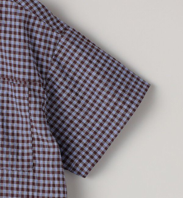 SHIPS KIDS「SHIPS KIDS:100～130cm /〈UVカット/吸水速乾〉ドライタッチ バンドカラー シャツ」|シャツ・ブラウス|