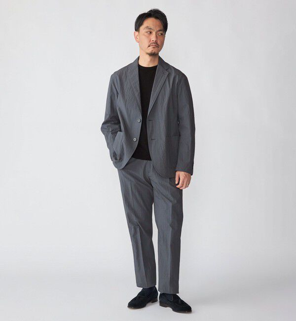 SHIPS「SHIPS:〈洗濯機可能〉CO+ 1プリーツ パンツ(セットアップ対応)」|スラックス|