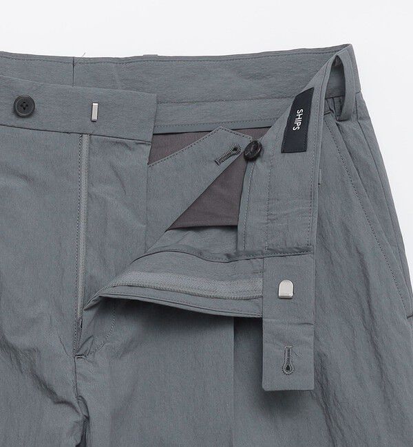 SHIPS「SHIPS:〈洗濯機可能〉CO+ 1プリーツ パンツ(セットアップ対応)」|スラックス|