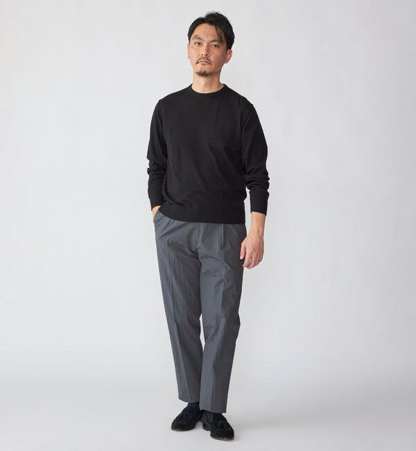 SHIPS「SHIPS:〈洗濯機可能〉CO+ 1プリーツ パンツ(セットアップ対応)」|スラックス|