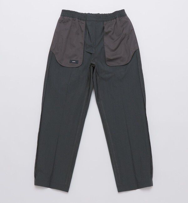 SHIPS「SHIPS:〈洗濯機可能〉CO+ ノープリーツ パンツ(セットアップ対応)」|スラックス|