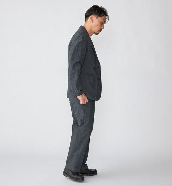 SHIPS「SHIPS:〈洗濯機可能〉CO+ ノープリーツ パンツ(セットアップ対応)」|スラックス|