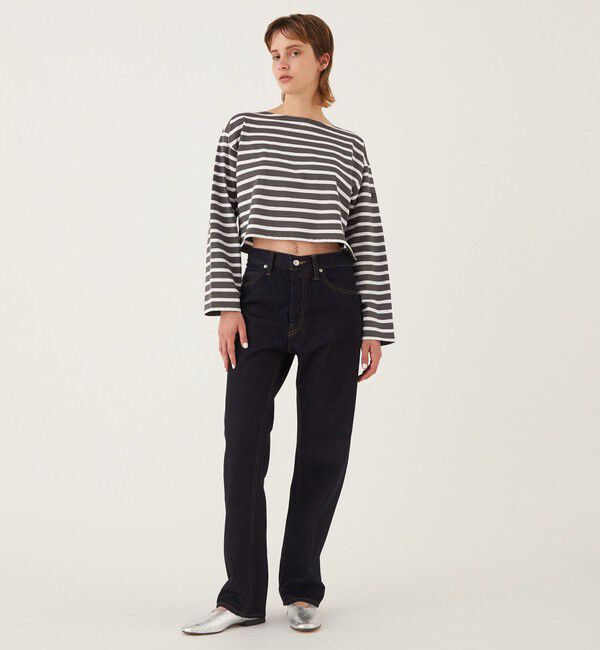 GALERIE VIE「リユースシーアイランドコットン デニムストレートパンツ」|デニム|