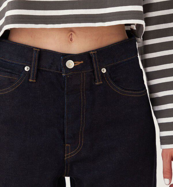 GALERIE VIE「リユースシーアイランドコットン デニムストレートパンツ」|デニム|