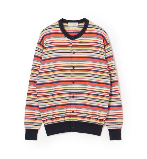 TOMORROWLAND MENS「TOMORROWLAND tricot ギザコットン クルーネックカーディガン」|カーディガン|68 ネイビー系